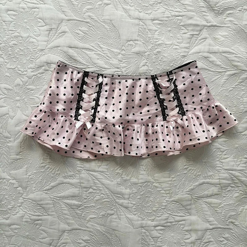 Ruffle Skull Skirt