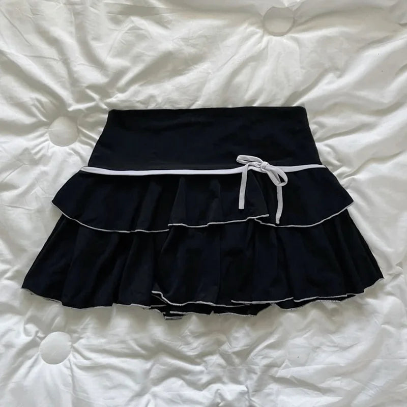 Ruffle Skull Skirt