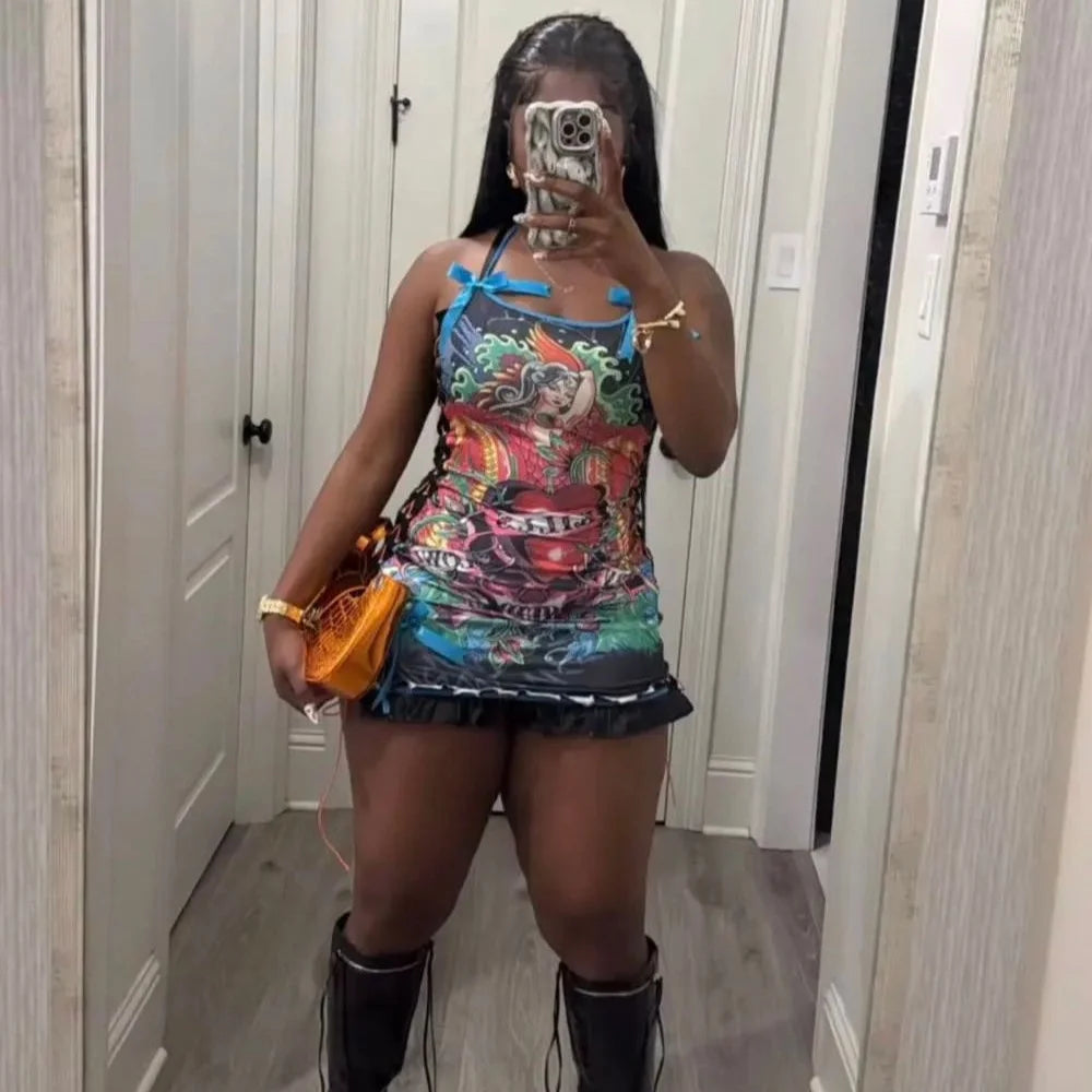 Ed Hardy Laceup Dress