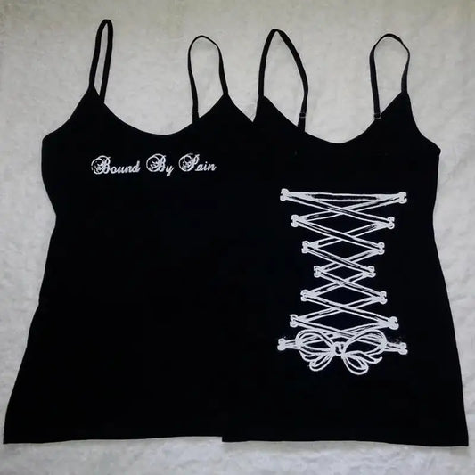 Bound By Pain Corset Tank