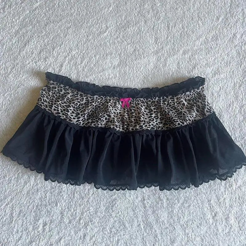 Ruffle Skull Skirt