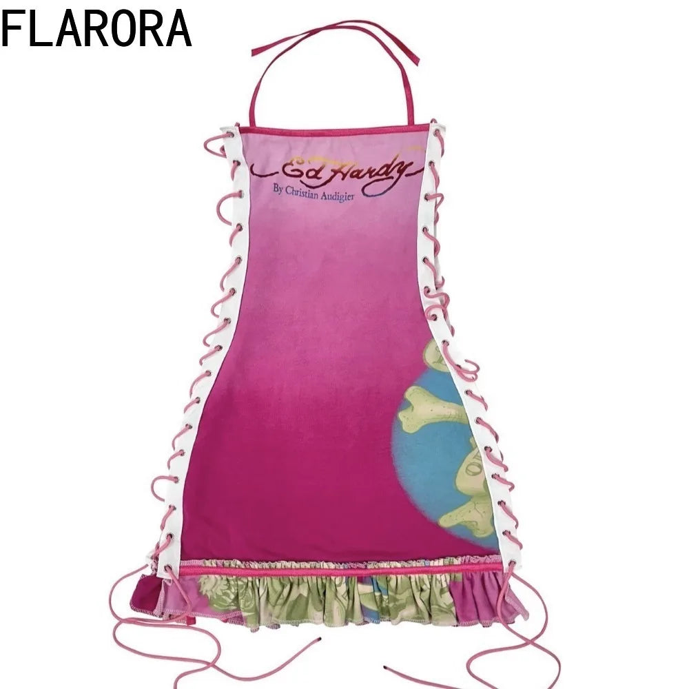 Ed Hardy Laceup Dress
