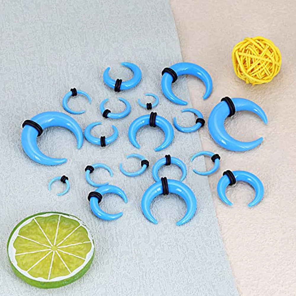 Acrylic C Shape Taper Gauges (18 pieces)