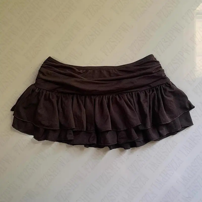 Ruffle Skull Skirt