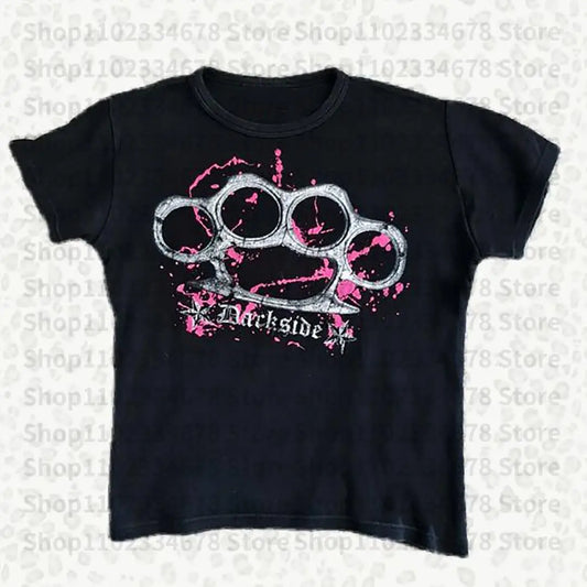 Dark Side Brass Knuckle Baby Tee