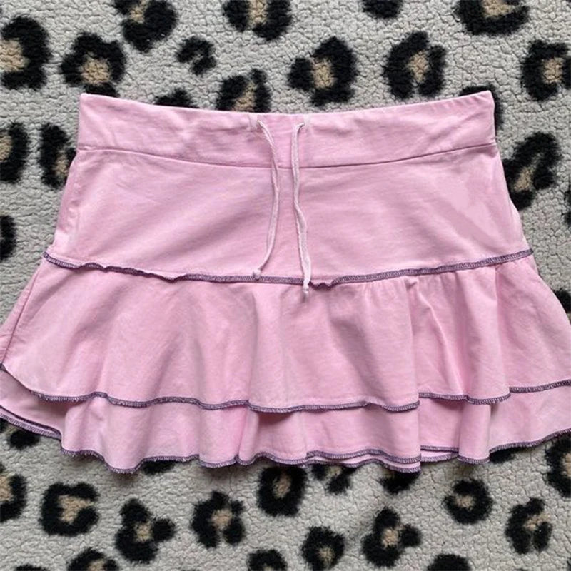 Ruffle Skull Skirt