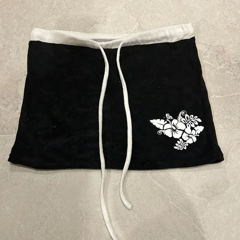 Ruffle Skull Skirt