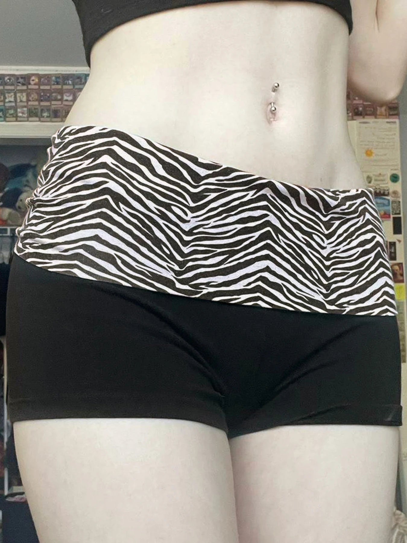 Zebra Print Shorts