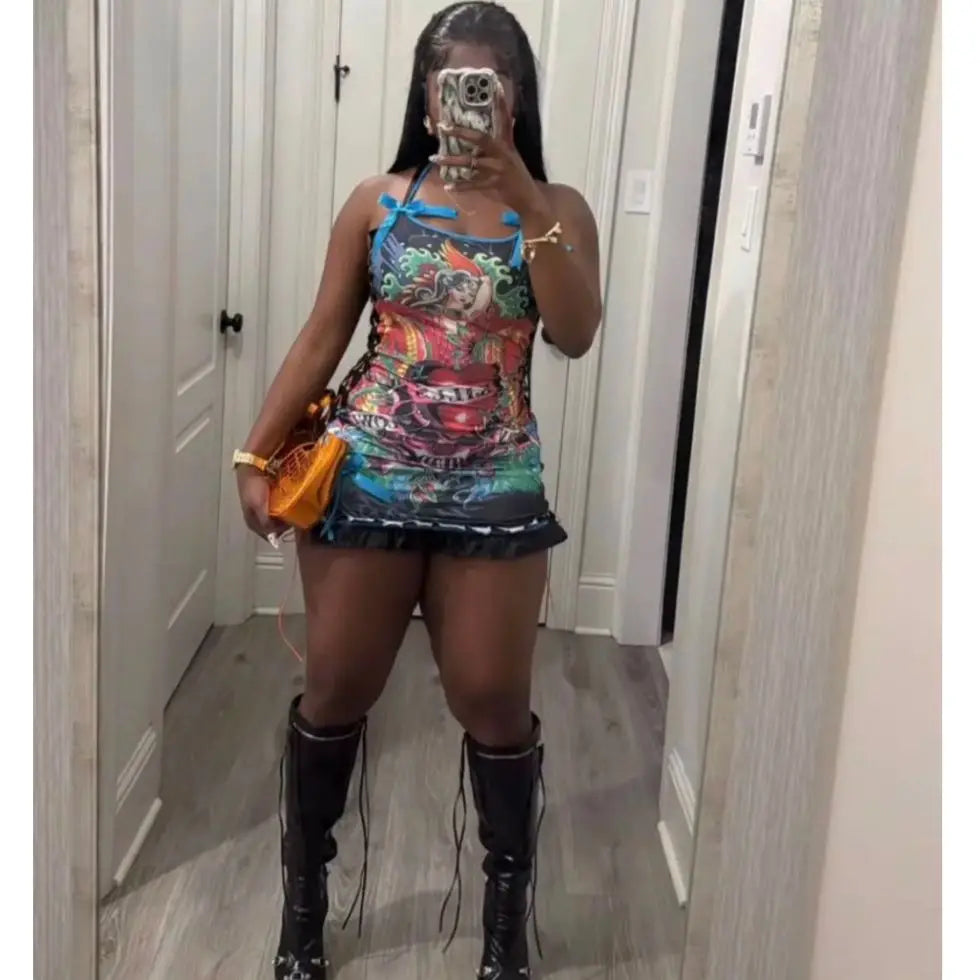 Ed Hardy Laceup Dress