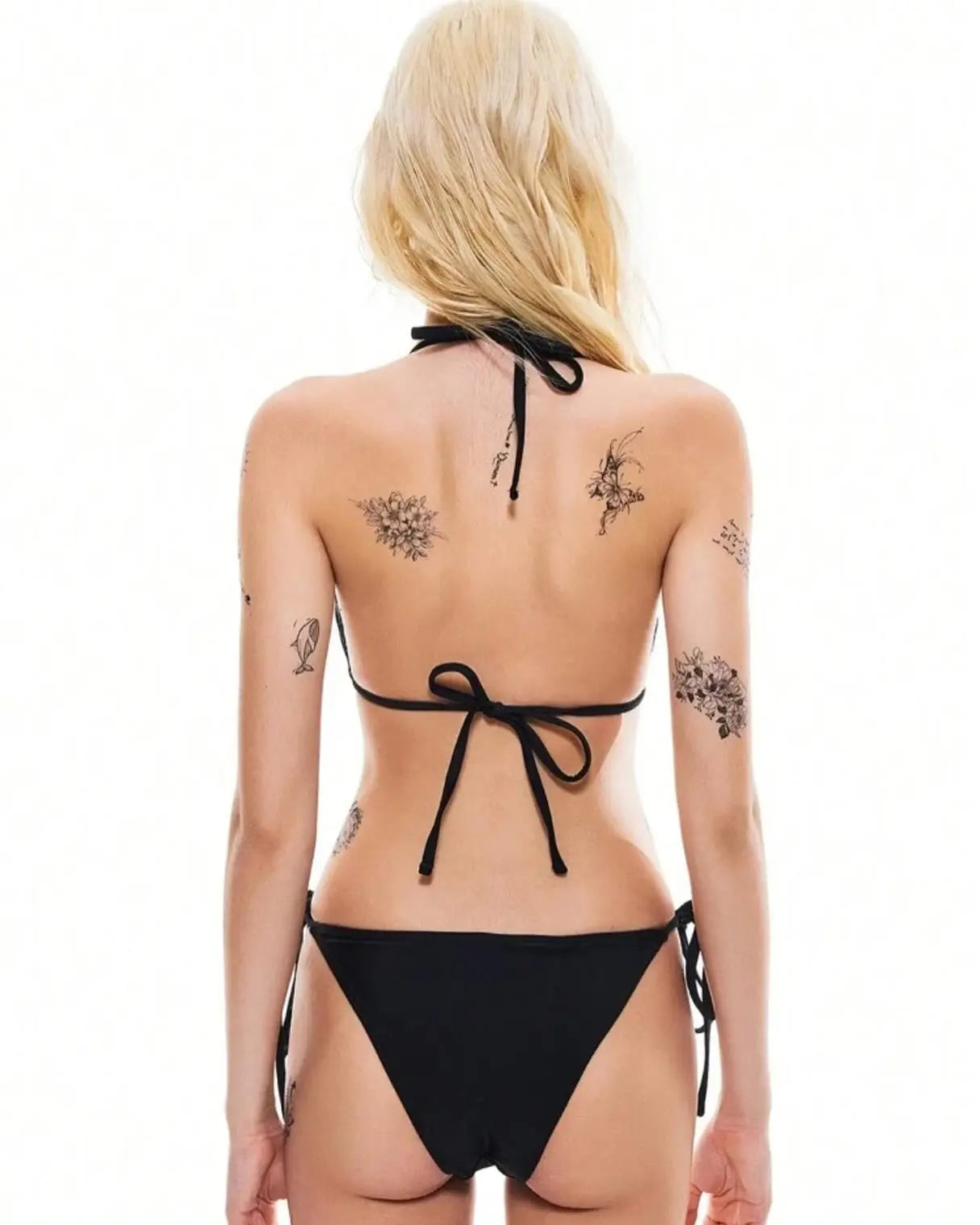 Lace Up Corset Bikini