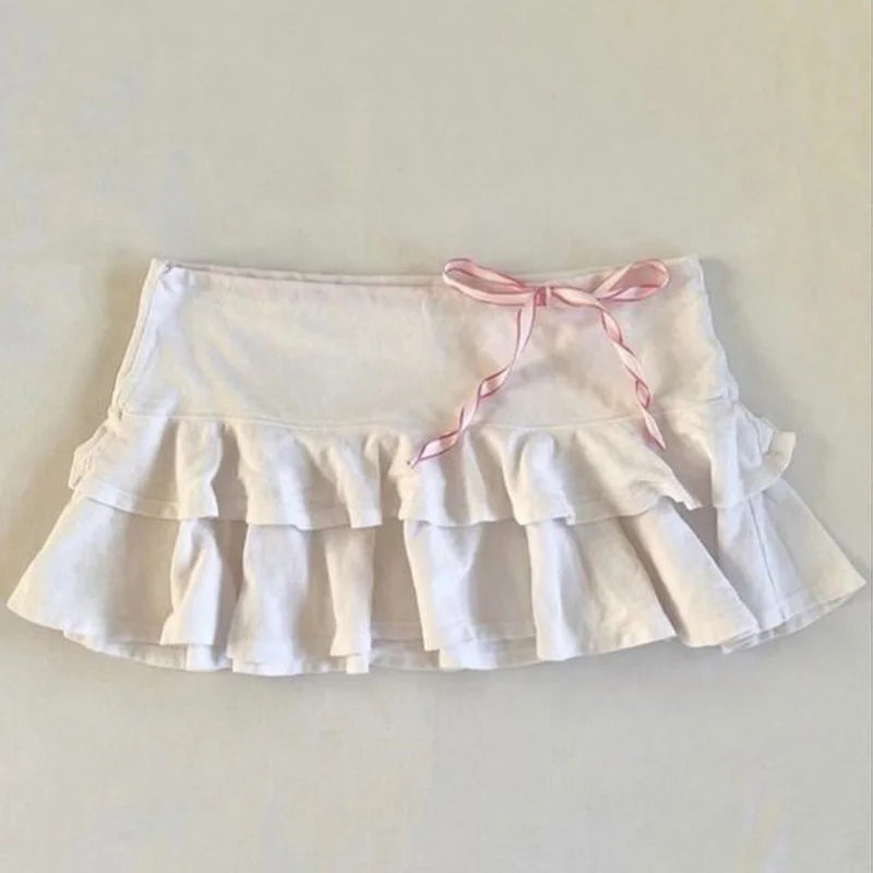 Ruffle Skull Skirt