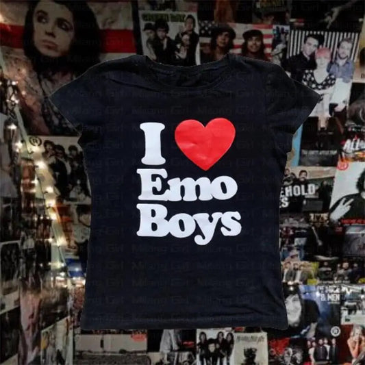 I <3 Emo Boys Tee